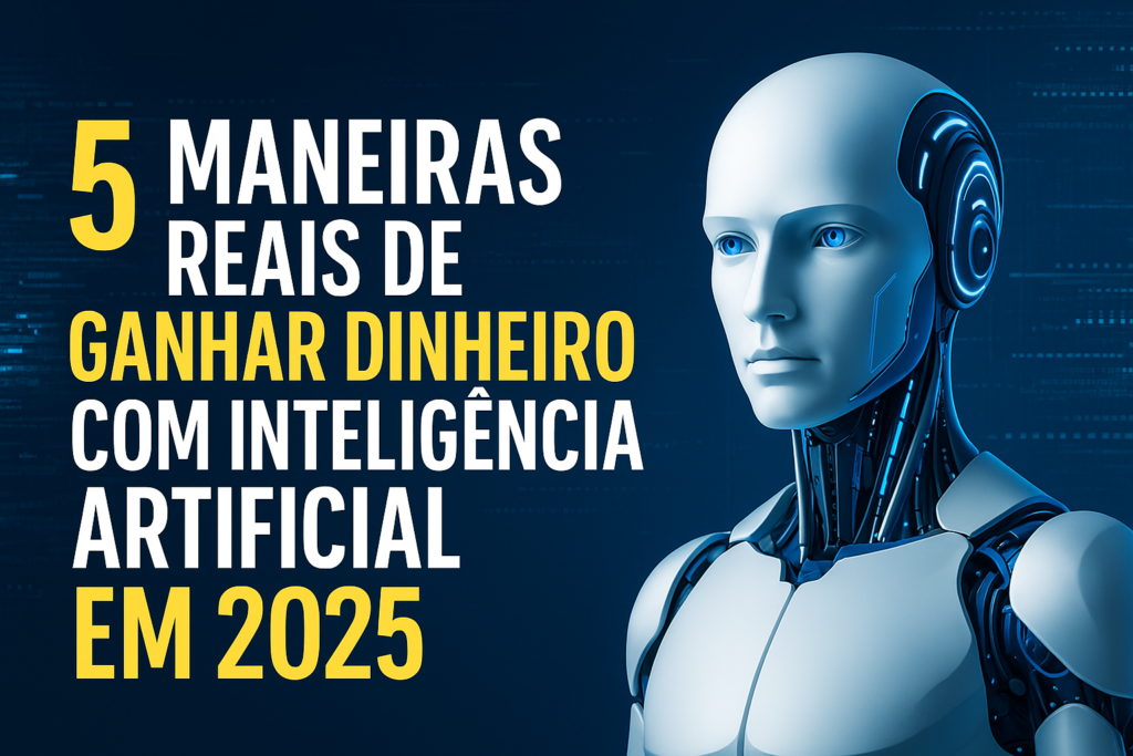 5 Maneiras Reais de Ganhar Dinheiro com Inteligência Artificial em 2025